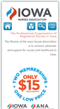 Mobile Screenshot of iowanurses.org